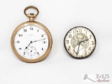 Elgin Pocket Watch And Elgin Watch Face