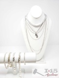 Sterling Silver Bracelets, Necklaces