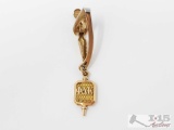 Vintage Phi Delta Kappa 10k Gold Pendant, 4.8g