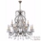 New in Box World Imports WI-22217-90 Grace Collection 12-Light Antique Gold Indoor Chandelier