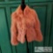 Authentic Fox Fur Coat in Pink