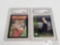 1997 And 2001 Tiger Woods Trading Cards Pro Graded