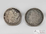 1891 and 1899 Morgan Silver Dollars