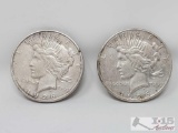 2 1926 Sliver Peace Dollars