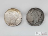 1923 and 1924 Silver Peace Dollars