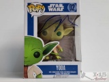 Signed Pop Star Wars Yoda - Factory Sealed