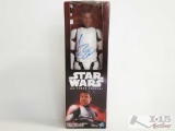 Signed Star Wars Finn Action Figure - Factory Sealed, Not Authenticated