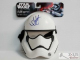 Star Wars Stormtrooper Mask Signed By J.J.Abrams with COA