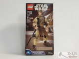 Star Wars Lego Rey Buildable Figure Signed By Daisy Ridley with COA - Factory Sealed