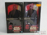 2 1998 Star Wars Episode 1 Darth Maul Figurines - Factory Sealed