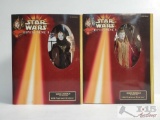2 Star Wars 1999 Queen Amidala Figurines 