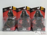 Star Wars Darth Vader Disney Infinity Figurine And 2 Kylo Ren Disney Infinity Figurines