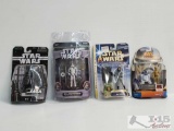 4 Star Wars Action Figures - Factory Sealed