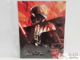 Signed Star Wars Darth Vader Poster with COA