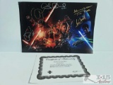 Star Wars Cast Signed Photo - Has COA