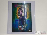 Suicide Squad Movie Poster Autographed By Jared Leto- With COA