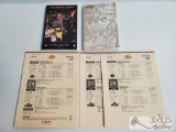 Los Angeles Lakers 2003-04 Media Guide, Los Angeles Lakers 2002-03 Media Guide, and 3 Games Notes