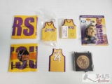 2 Los Angeles Lakers Keychains, Kobe Bryant Magnet, and More!