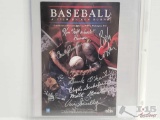 Multi Signed Baseball Postcard - COA