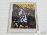 2000 Signed Allen Iverson Basketball Card - Not Authenticated