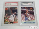 2 1992-93 Shaquille O'Neal PRO Graded Basketball Cards