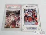 2 1992-93 Shaquille O'Neal Rookie Basketball Cards Graded
