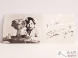 Photograph Signed By Steven Spielberg- Not Authenticated