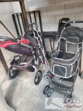 2 Baby Strollers, Dog Stroller and Wheel Chair