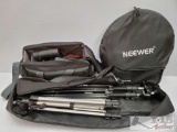 2 Tripods, Compact VHS, Binoculars, Photograph Umbrellas, and More!