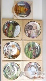 7 Decorative Porcelain Plates