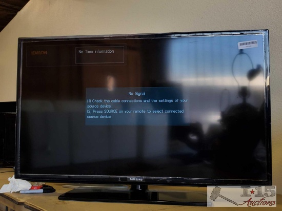 40" Samsung TV with Power Cord- No Remote