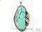 Sterling Silver Turquoise Pendant, 27.1g