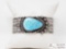 Vintage Sterling Silver Kingman Turquoise Cuff, 67.7g