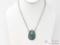 Shelia Becenti Nevada Turquoise Sterling Silver Necklace, 20.9g