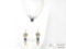 TK Sterling Silver Necklace With Matching Dangle Earrings, 15.6g