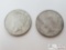 2 1923 Silver Peace Dollars