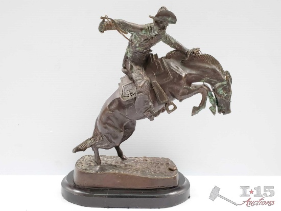 "Bronco Buster" Bronze By Frederic Remington