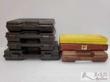 5 Handgun Cases and 2 Gun Cleaning Kits