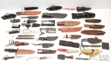 Approx 30 Knives, 2 Swiss Army Knives, And More