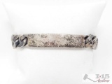 Sterling Silver Bracelet, 55.7g