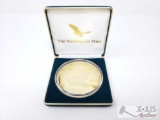 .999 Fine Silver Coin Layered In 24k Gold, 4oz