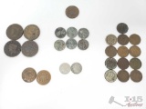 Indian Head Pennies, Steel Pennies, US Two Cent Piece, And More