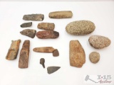 Arrowheads, Stone Axe Heads, And More