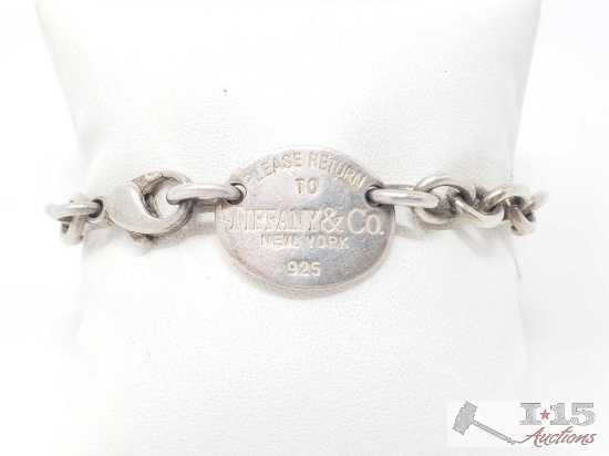 Tiffany & Co Sterling Silver Bracelet, 23.5g