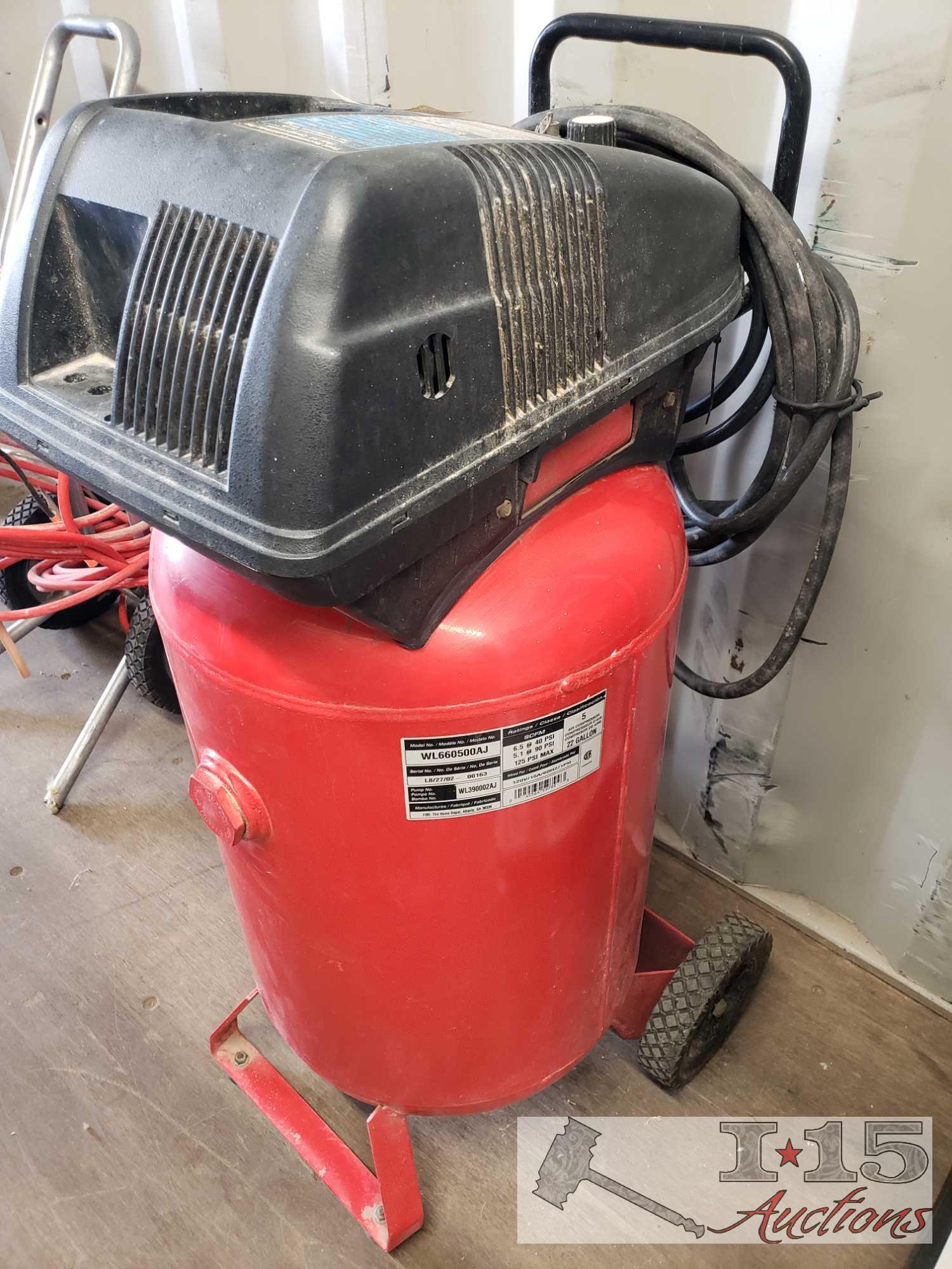 Husky Air Compressor Model WL660500AJ Proxibid