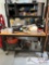 Wheeled Work Bench/Cabinet, Hoses, Vacuum Attachments, Hardware, And More