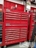 US General 2 Piece 21 Drawer Tool Box With Tools