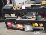 Plastic Storage Shelf, Sand Paper, Aline Set, Marking Chalk, And More