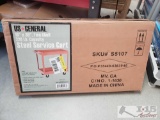New In Box Us General Steel Service Cart 16