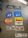 License Plate Frames, License Plates, Dealer Plates and Home Security Signs